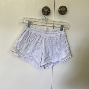 White lululemon shorts for sale!!!